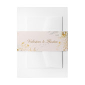 Botanische Hochzeit Einladungsbanderole (Vorderseite Beispiel)