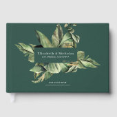 Botanische Hochzeit Gästebuch (Vorderseite)