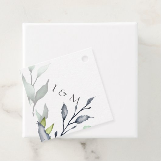 Botanische Hochzeit Geschenkanhänger (Beispiel)