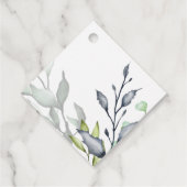 Botanische Hochzeit Geschenkanhänger (Rückseite)