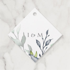 Botanische Hochzeit Geschenkanhänger