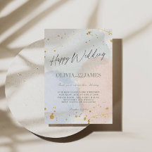 Botanische Hochzeit - Glückliche Hochzeitsfeier