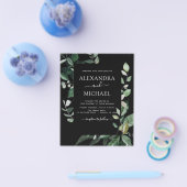 Botanische Hochzeit im Grünen Flyer (Einzeln)