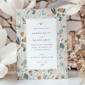 Botanische Hochzeit im Mittelalter Einladung