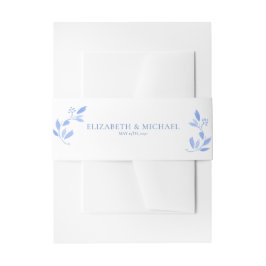 Botanische Hochzeit in der Blauen Flora Einladungsbanderole