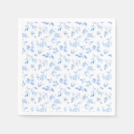 Botanische Hochzeit in der Blauen Flora Serviette