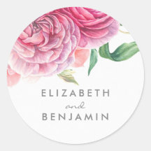Botanische Hochzeit in Rosa