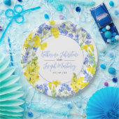 Botanische Hochzeit in Wildblume Pappteller (Party)