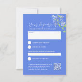 Botanische Hochzeit in Wildblume RSVP Karte (Rückseite)