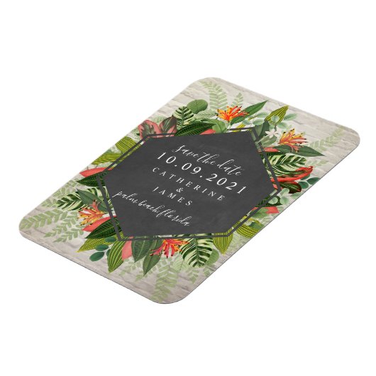 Botanische Hochzeit Magnet (Linke Seite)