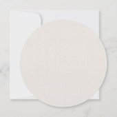 Botanische Hochzeit mit einfachen Wildblumen Save The Date (Rückseite)