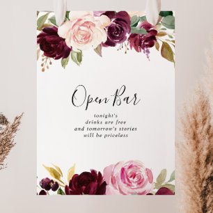 Botanische Hochzeit mit rustikalem Flair - Open Ba Poster