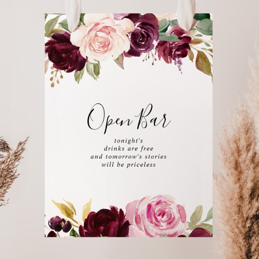 Botanische Hochzeit mit rustikalem Flair - Open Ba Poster