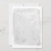 Botanische Hochzeit mit schöner Wasserfarbe Einladung (Rückseite)