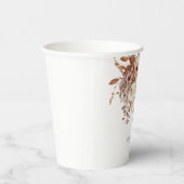 Botanische Hochzeit mit Wasserfarbe Pappbecher (Rechts)