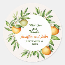 Botanische Hochzeit: Orangenfrucht