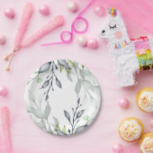 Botanische Hochzeit Pappteller (Party)