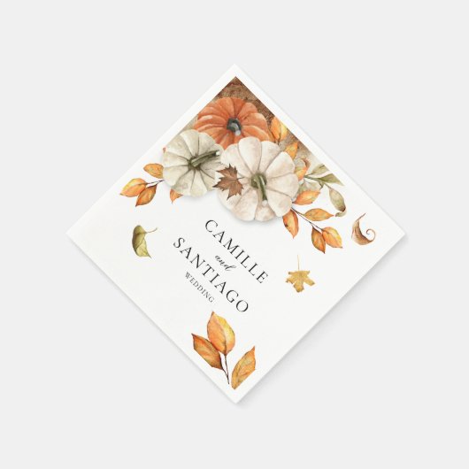 Botanische Hochzeit Personalisiert Serviette (Ecke)