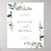 Botanische Hochzeit Poster (Vorne)