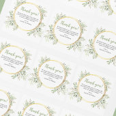 Botanische Hochzeit Quadratischer Aufkleber