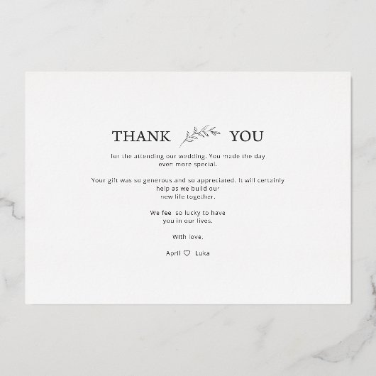 Botanische Hochzeit Real Rose Goldener Schnitt Folieneinladung (Rückseite)