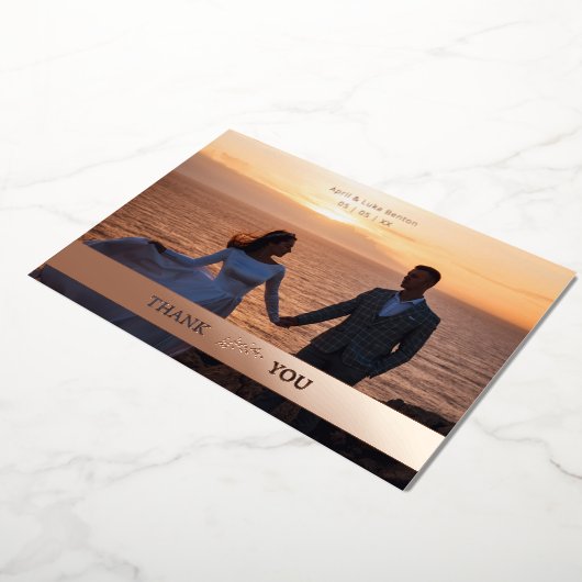 Botanische Hochzeit Real Rose Goldener Schnitt Folieneinladung (Gedreht)