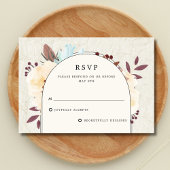 Botanische Hochzeit RSVP Karte
