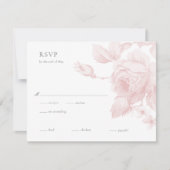 Botanische Hochzeit RSVP Karte (Vorderseite)