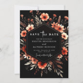Botanische Hochzeit Save The Date (Vorderseite)