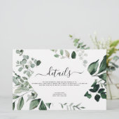 Botanische Hochzeit von Blättern (Stehend Vorderseite)