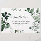 Botanische Hochzeit von Blättern (Vorderseite)