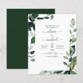 Botanische Hochzeit von Blättern (Vorne/Hinten)