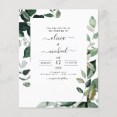 Botanische Hochzeit von Blättern (Vorderseite)