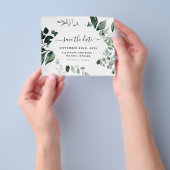 Botanische Hochzeit von Blättern Flyer (Gruppe)