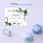 Botanische Hochzeit von Blättern Flyer (Einzeln)