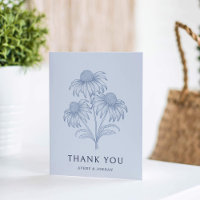 Botanische Hochzeit von Dusty Blue Coneflower
