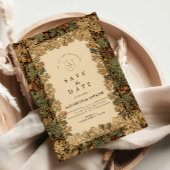 Botanische Hochzeit von Elegant Woodland Save The Date