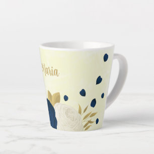 Botanische Hochzeit von Marinesoldaten und weißen Milchtasse