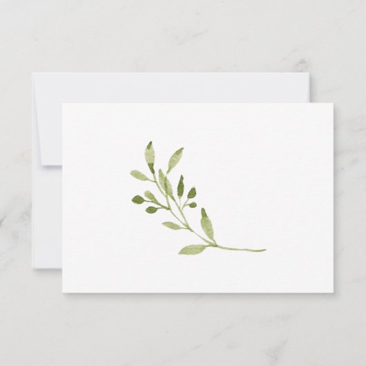 Botanische Hochzeiten speichern das Datum der Einl Einladung (Rückseite)