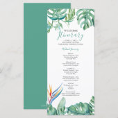 Botanische Hochzeitreise mit dem Wasser (Vorne/Hinten)