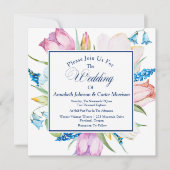 Botanische Hochzeitseinladung Einladung (Vorderseite)