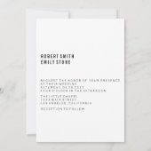 Botanische Hochzeitseinladung Einladung (Rückseite)