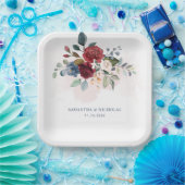 Botanische Hochzeitsempfang Pappteller (Party)