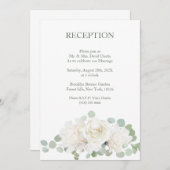 Botanische Hochzeitsempfehlung Einladung (Vorne/Hinten)