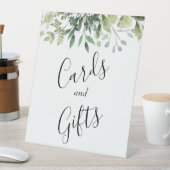 Botanische Hochzeitsgeschenke im Grünen Sockelschild (In Situ)