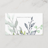 Botanische Hochzeitsseite Beipackkarte Platzkarte (Rückseite)