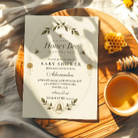 Botanische Honigbiene Baby Shower