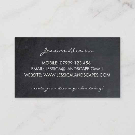 botanische Hydrangea-mit BlumenVisitenkarte Visitenkarte (Rückseite)