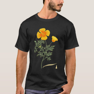 Botanische Illustration Blume Ca T-Shirt