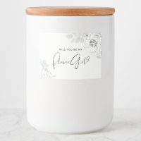 Botanische Illustration Blumenblume Girl Candle La
